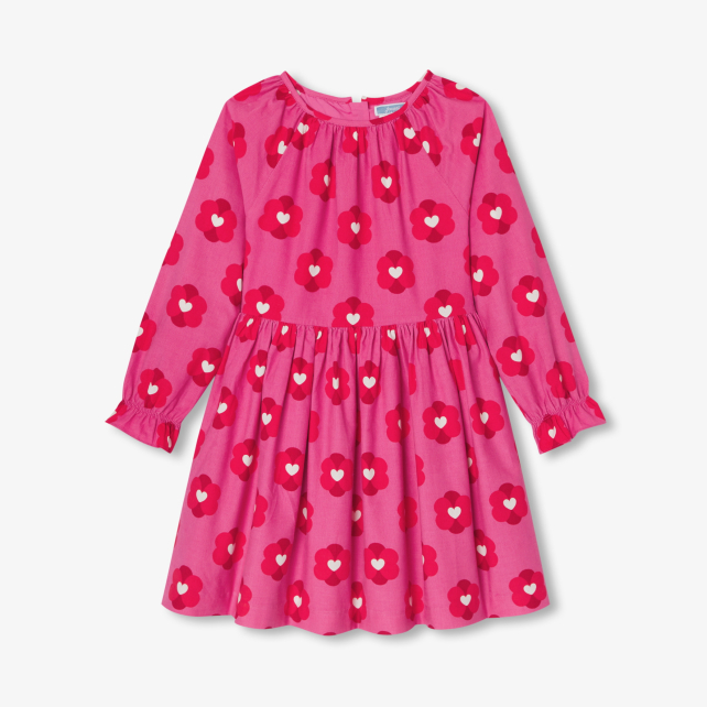 Girl dress in milleraies velvet  Girl dress in milleraies velvet