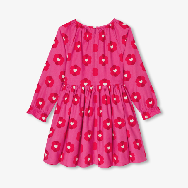 Girl dress in milleraies velvet  Girl dress in milleraies velvet