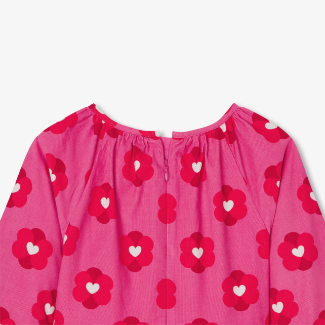 Girl dress in milleraies velvet  Girl dress in milleraies velvet