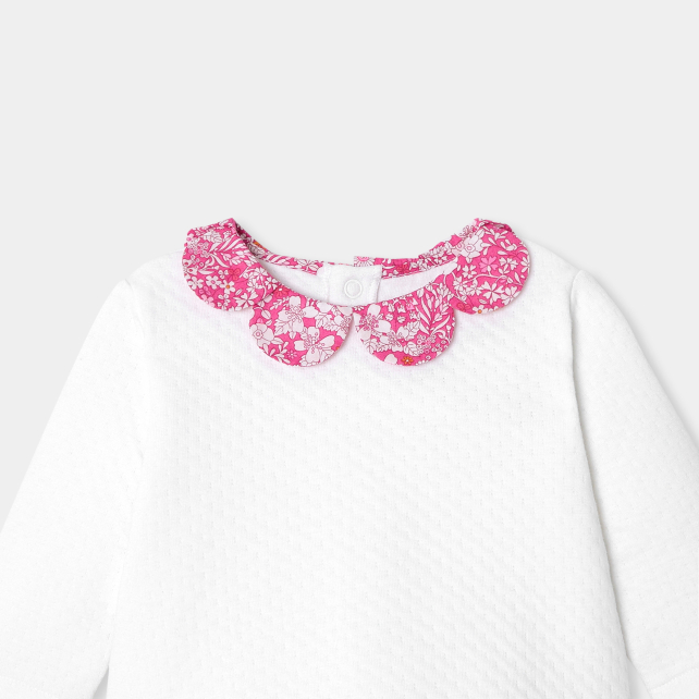 Baby girl comfort set in double sided jersey Baby girl comfort set in double sided jersey