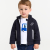 Baby boy fleece zip-up sweatshirt Baby boy fleece zip-up sweatshirt