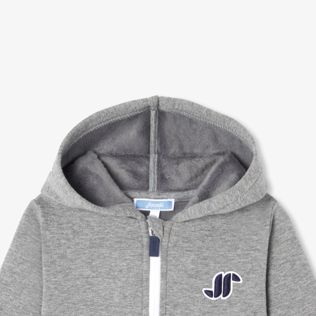 Baby boy fleece zip-up sweatshirt Baby boy fleece zip-up sweatshirt