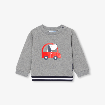 Baby boy fleece sweatshirt