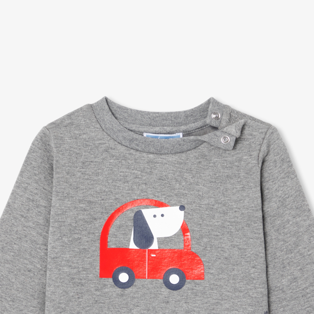 Baby boy fleece sweatshirt Baby boy fleece sweatshirt