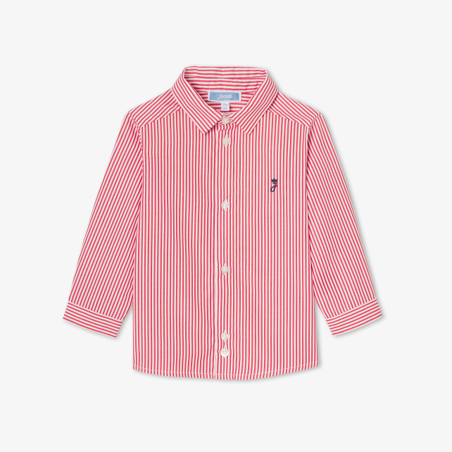Baby boy shirt in poplin Baby boy shirt in poplin