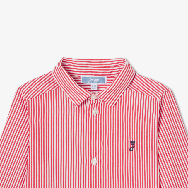 Baby boy shirt in poplin Baby boy shirt in poplin