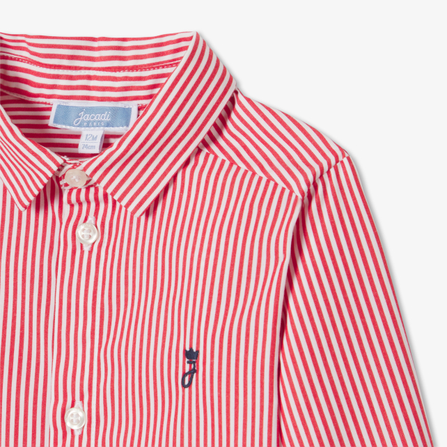 Baby boy shirt in poplin Baby boy shirt in poplin