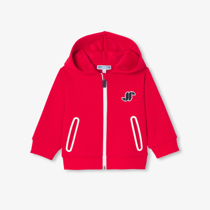 Sweat zippé bébé garçon en molleton