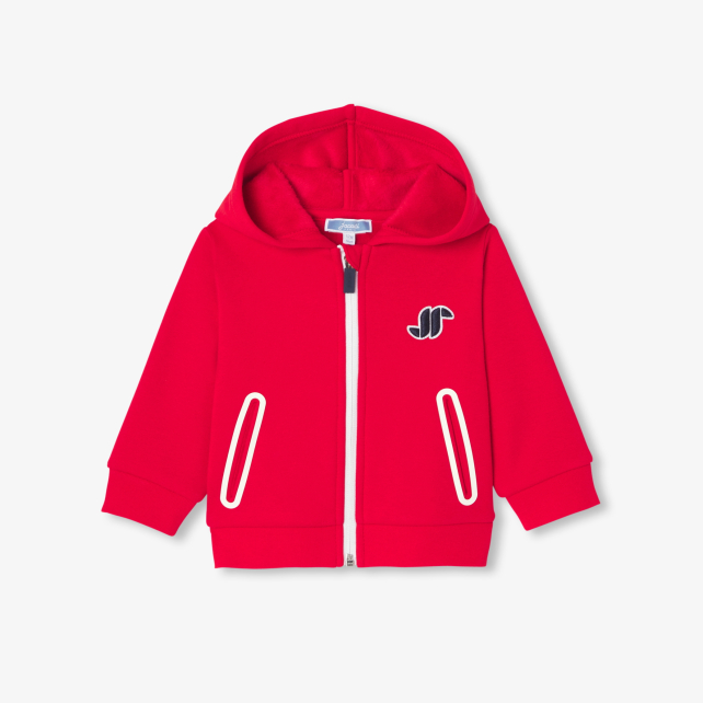 Baby boy fleece zip-up sweatshirt Baby boy fleece zip-up sweatshirt