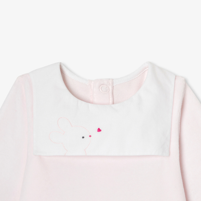 Baby girl velvet pyjamas Baby girl velvet pyjamas