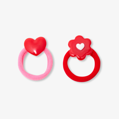 Duo d'élastiques bébé fille