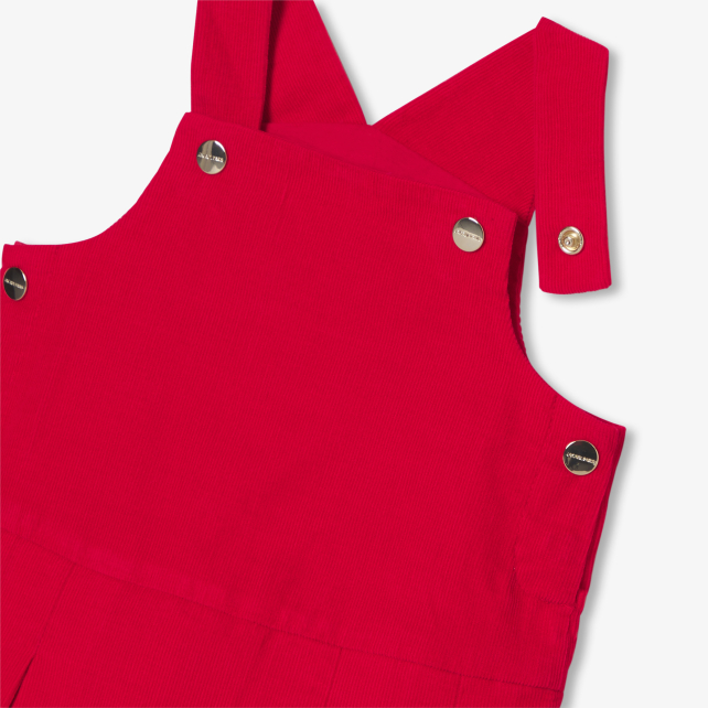 Baby girl velvet pinafore dress Baby girl velvet pinafore dress