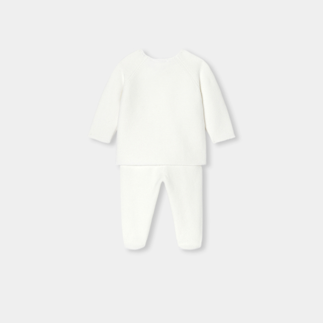 Baby cotton garter-stitch  set Baby cotton garter-stitch  set