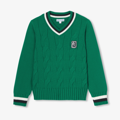 Children cotton cricket sweater