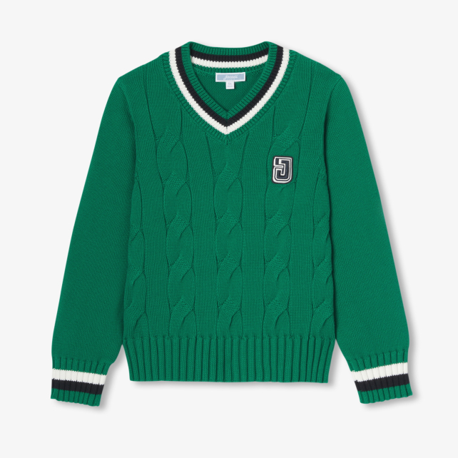 Children cotton cricket sweater