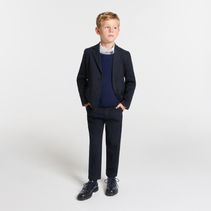 Pantalon enfant garçon effet flanelle