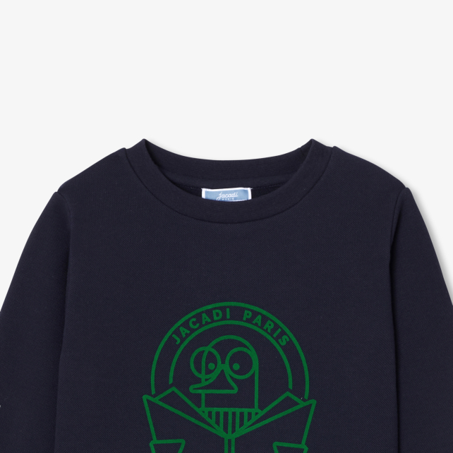 Sweat enfant garçon piqué double-face Sweat enfant garçon piqué double-face