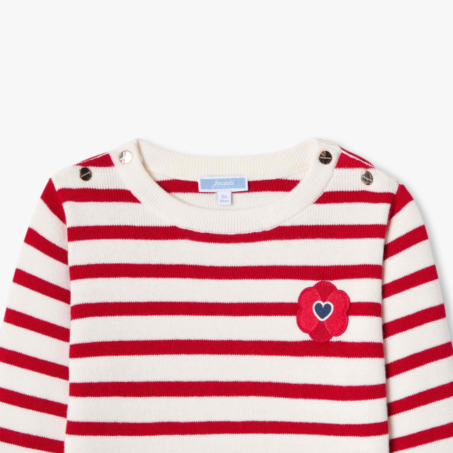 Pull enfant fille à rayures Pull enfant fille à rayures