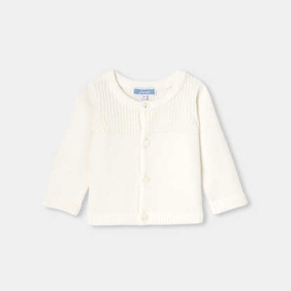 Baby boy jersey cardigan