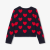 Girl jacquard heart cardigan Girl jacquard heart cardigan