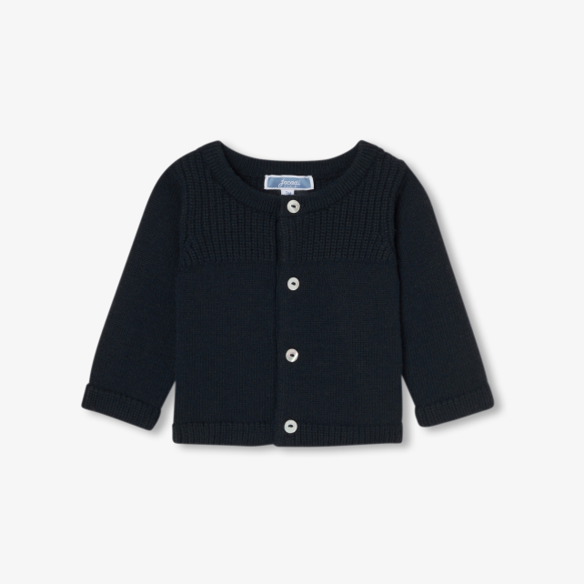 Baby boy jersey cardigan Baby boy jersey cardigan