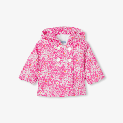 Baby girl burnous in Liberty fabric