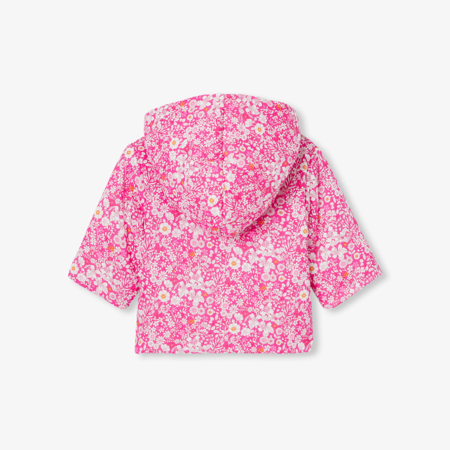 Baby girl burnous in Liberty fabric Baby girl burnous in Liberty fabric