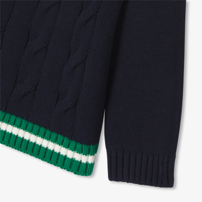 Baby boy cable knit sweater