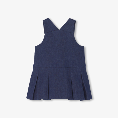 Baby girl denim jumper dress
