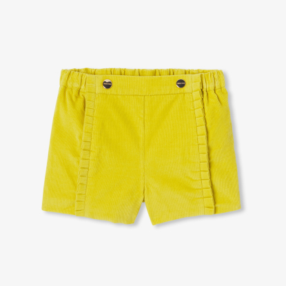 Baby girl velvet shorts