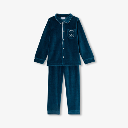 Boy velvet pajamas