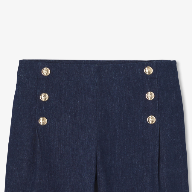 Jean enfant fille coupe large