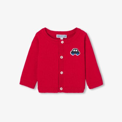Gilet bébé garçon en jersey de coton