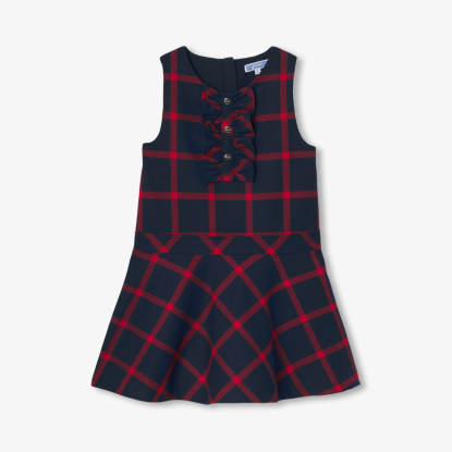 Robe chasuble enfant fille en flanelle