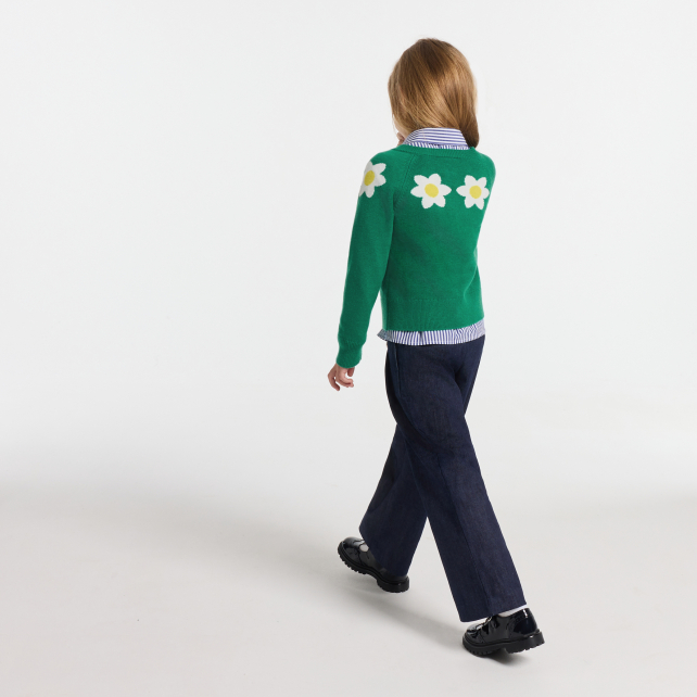 Cardigan enfant fille en laine