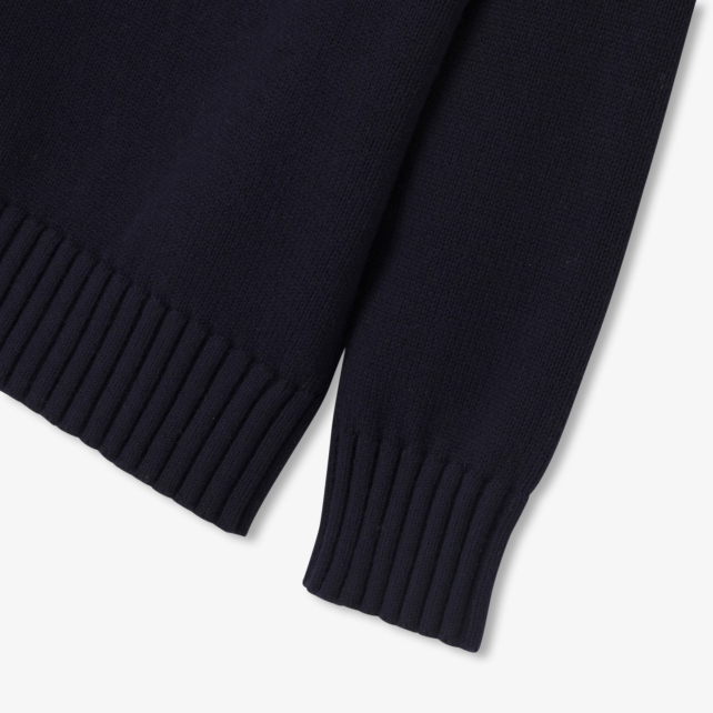 Boy sweater with trucker collar Boy sweater with trucker collar