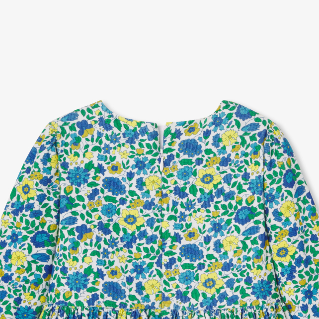 Robe enfant fille en velours Liberty
