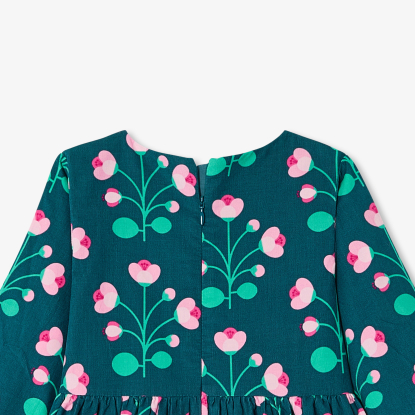 Girl dress in milleraies velvet 