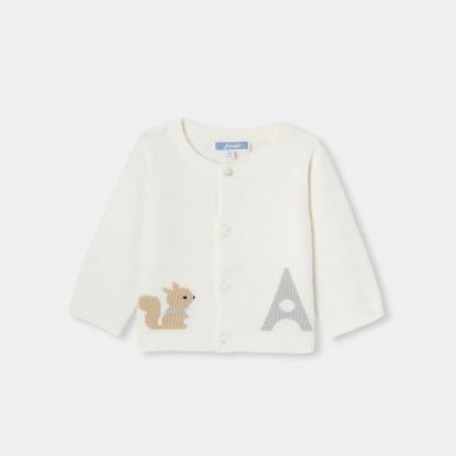 Baby boy jersey cardigan