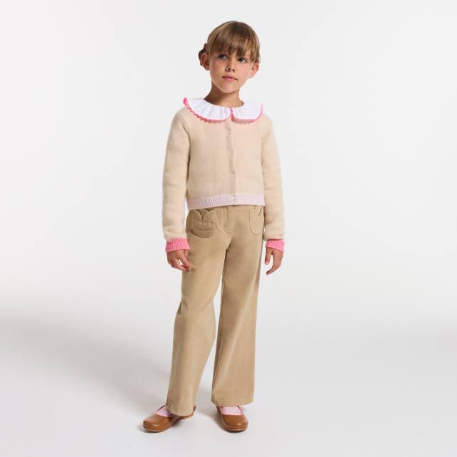 Girl milleraies velvet trousers 