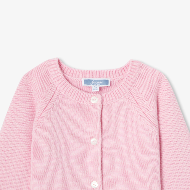 Cardigan bébé fille en tricot Cardigan bébé fille en tricot