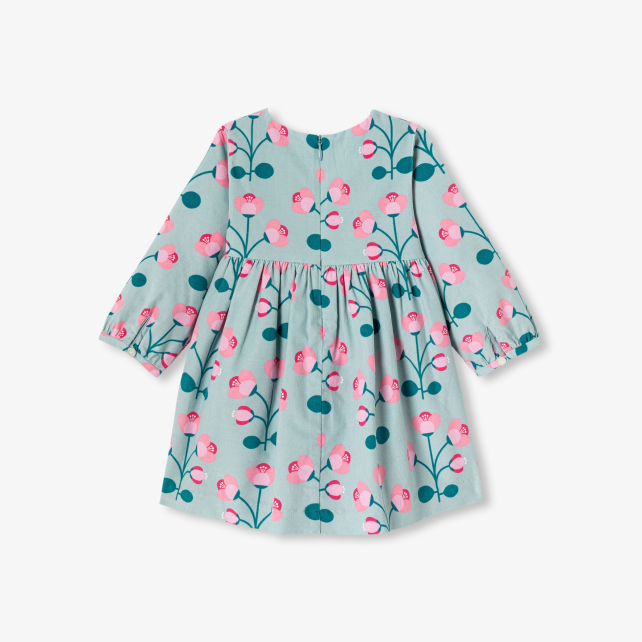 Robe bébé fille en velours