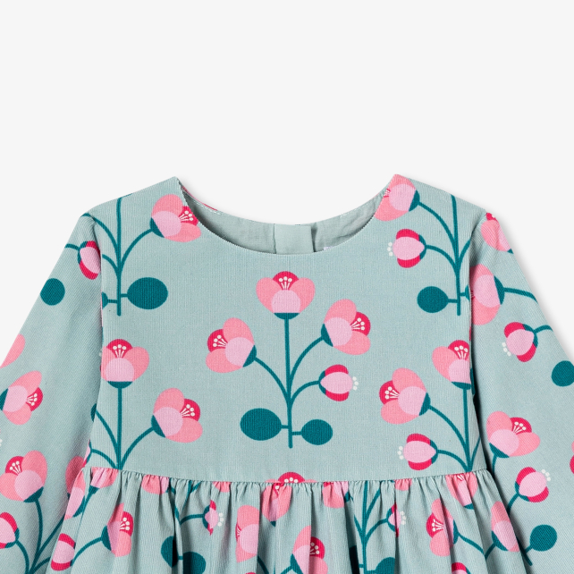 Robe bébé fille en velours