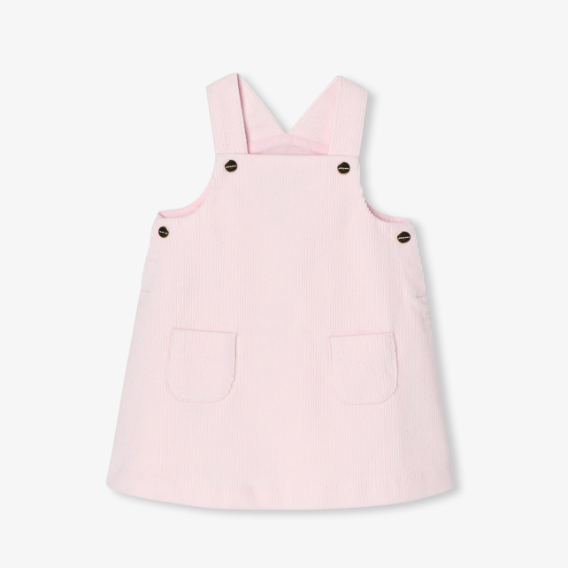 Baby girl velvet pinafore dress Baby girl velvet pinafore dress