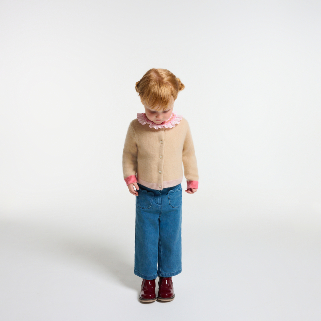 Cardigan bébé fille en cachemire