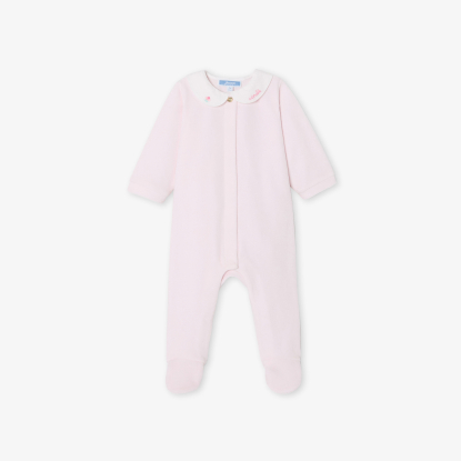 Baby girl velvet pyjamas
