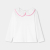 Girl t-shirt with fancy collar