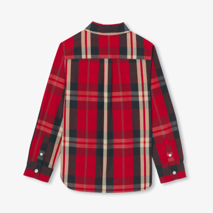 Chemise enfant garçon en tartan