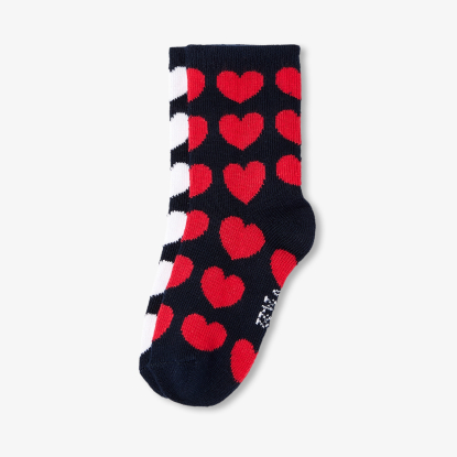 Baby girl duo of heart socks