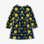 Robe enfant fille en velours milleraies